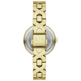 Armani Exchange ladies watch gold-tone 32mm, UK version