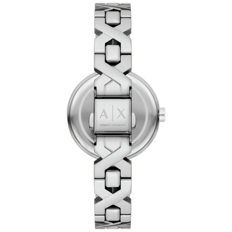 Armani Exchange silver stainless steel bracelet watch - British product
