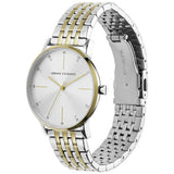Armani Exchange ladies silver stainless bracelet watch (British brand)