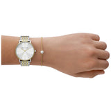 Armani Exchange ladies silver stainless bracelet watch (British brand)