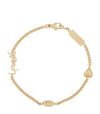 Saint Laurent chain bracelet with YSL logo charm, imported from the UK