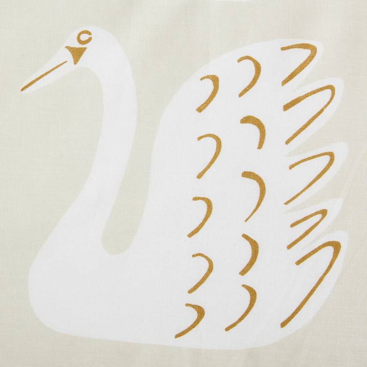 Habitat x Scion bedding set swim swam swan print single, UK version