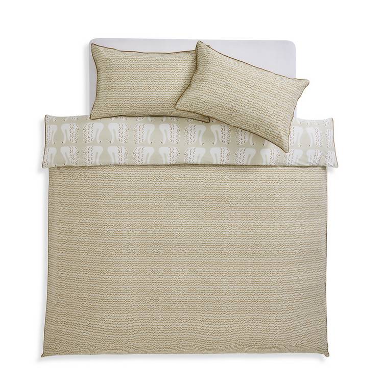 Habitat x Scion bedding set swim swam swan print single, UK version