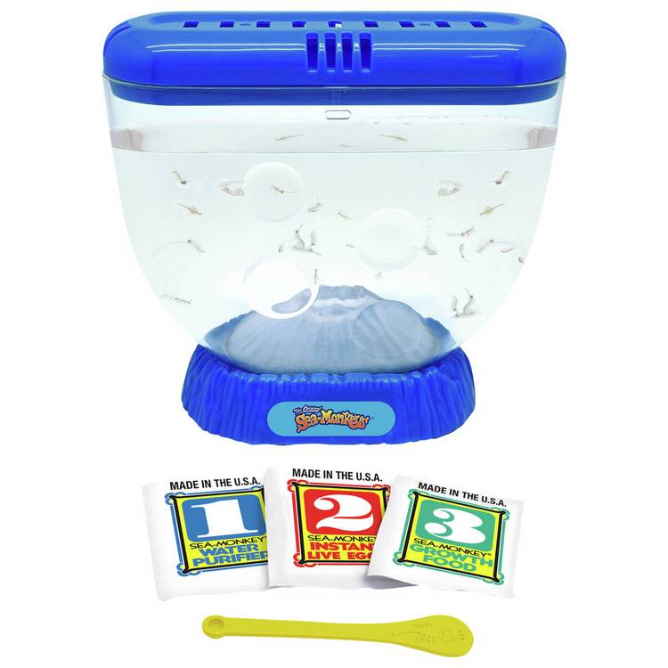 Sea Monkeys Volcano Zoo aquarium kit with magnifier, UK version