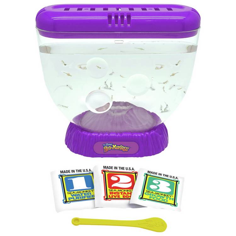 Sea Monkeys Volcano Zoo aquarium kit with magnifier, UK version