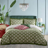 furn palm print reversible bedding set king size, UK version