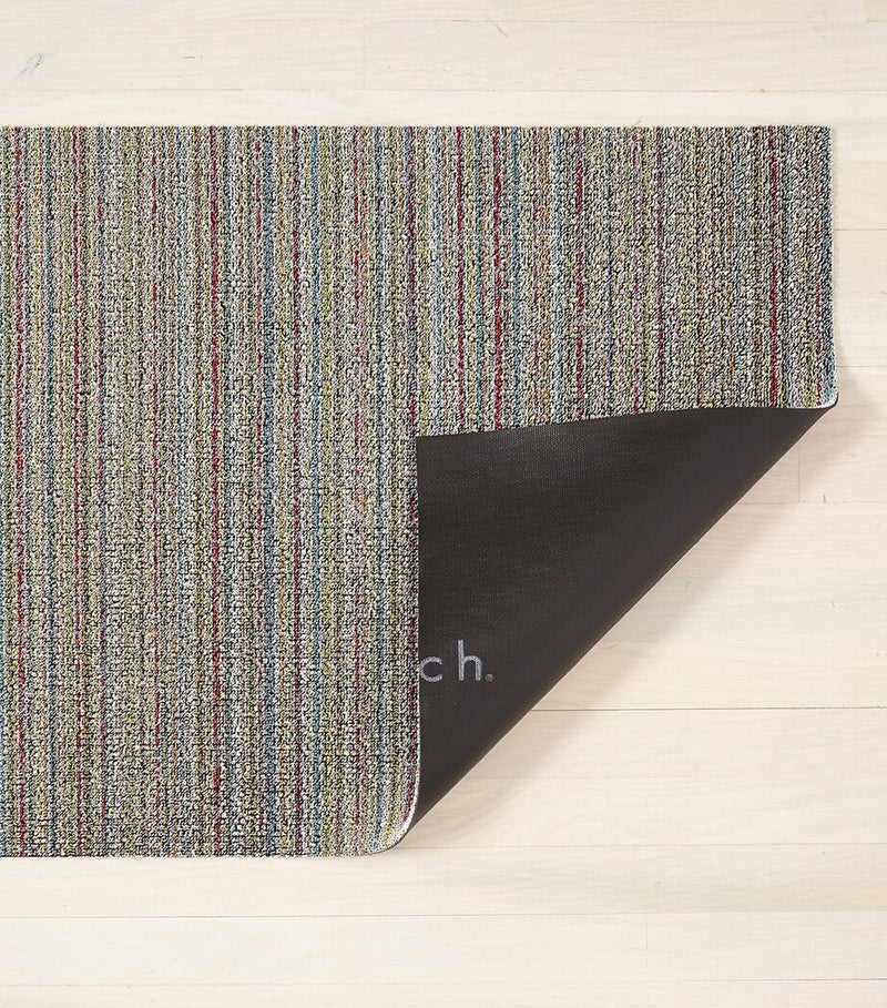 Chilewich Skinny Stripe Shag Doormat 46cm x 71cm - British product