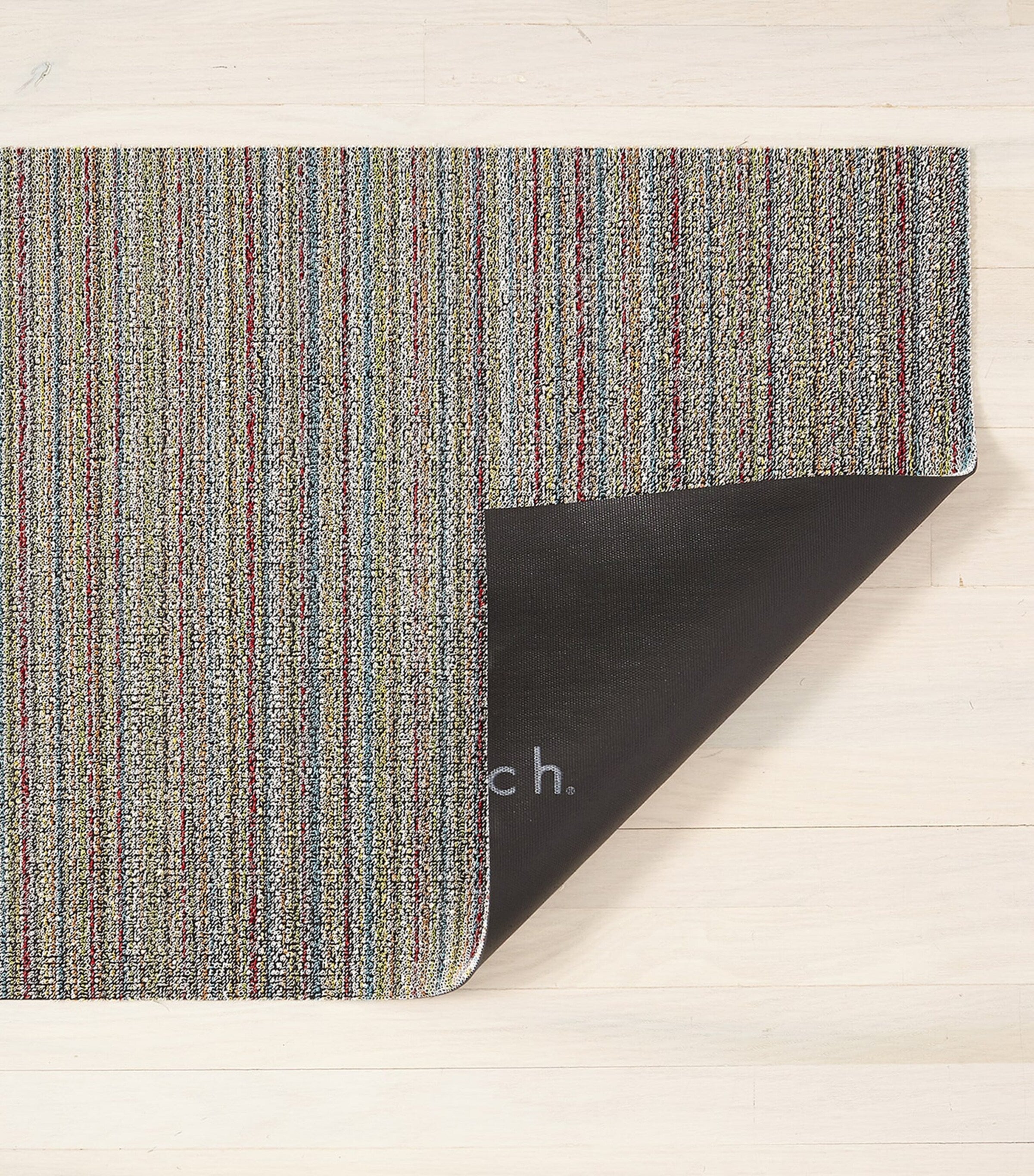 Chilewich Skinny Stripe Shag Doormat 46cm x 71cm - British product