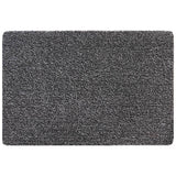 My Mats charcoal cotton short pile doormat 75x50cm - British product