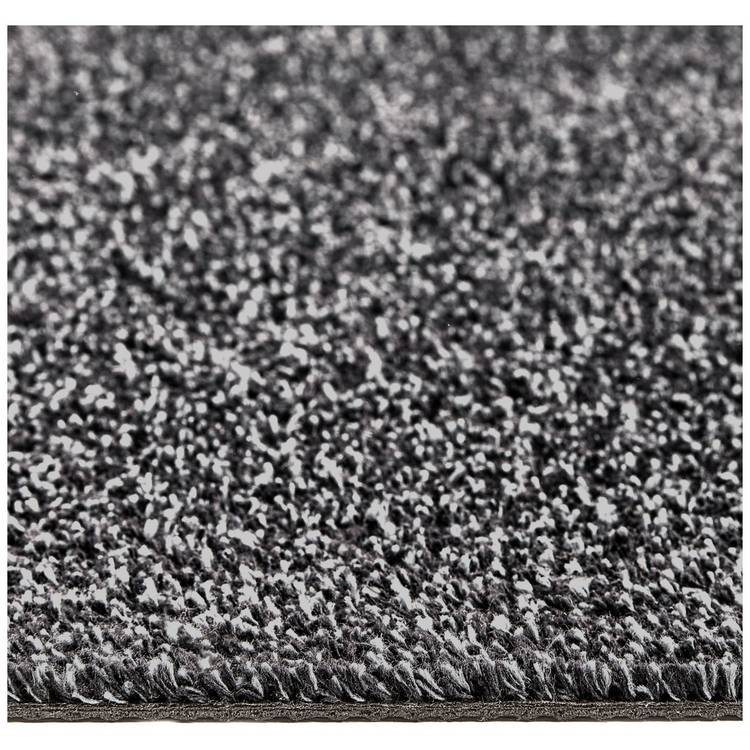 My Mats charcoal cotton short pile doormat 75x50cm - British product
