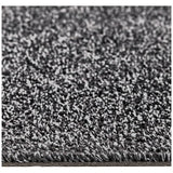 My Mats charcoal cotton short pile doormat 75x50cm - British product