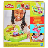 Play-Doh Blooming Flowers children's playset with 5 tubs and 15 accessories (British brand)