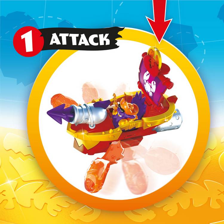 Piratix Sea Crusher Playset with flapping wings and cannon, imported from the UK