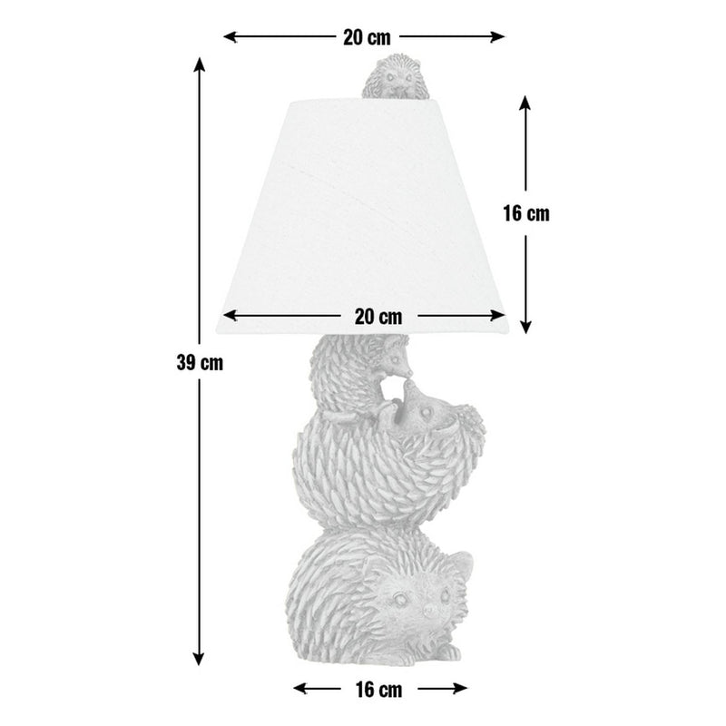 Argos Home hedgehog family table lamp, imported from the UK