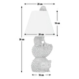 Argos Home hedgehog family table lamp, imported from the UK