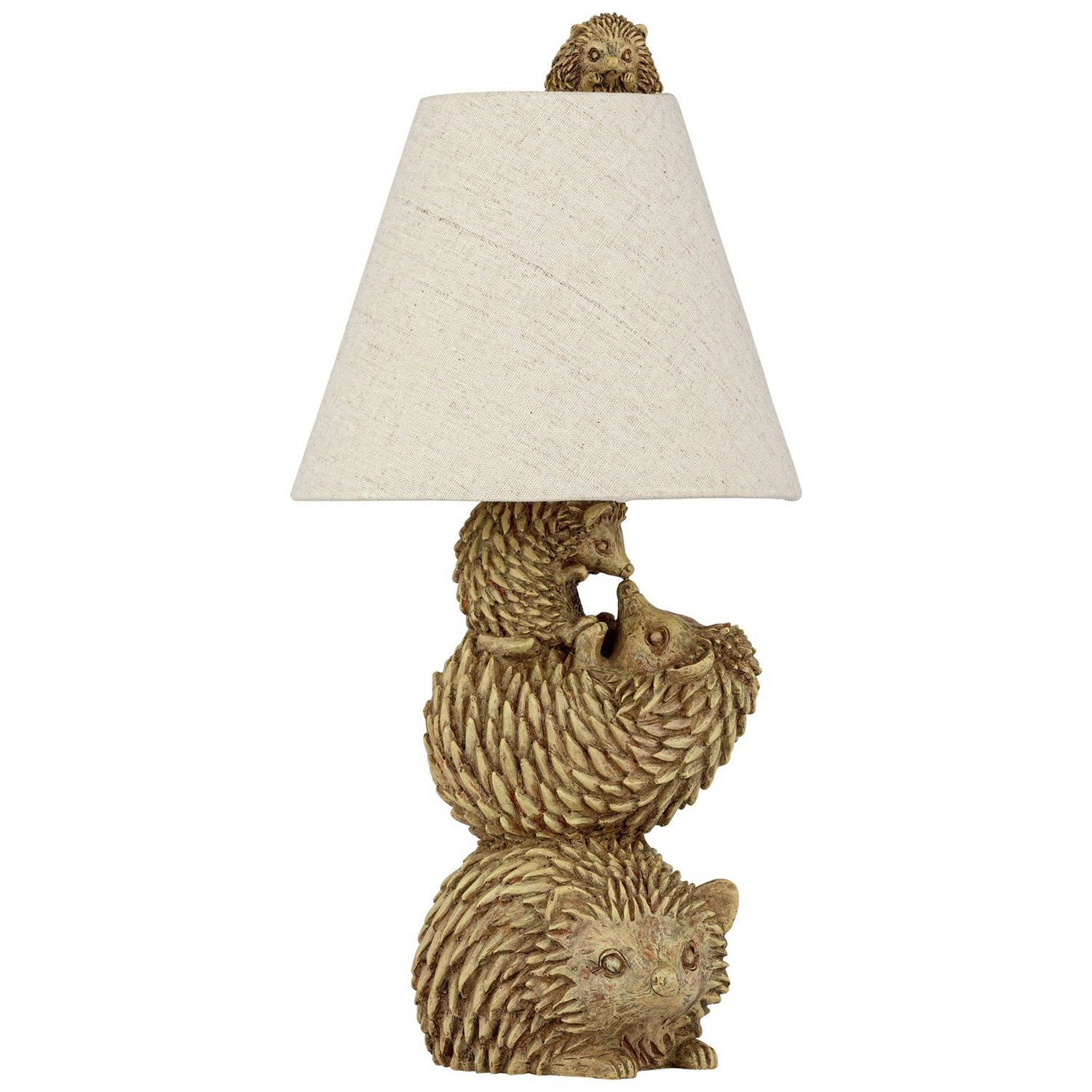 Argos Home hedgehog family table lamp, imported from the UK