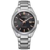 Citizen men's watch with octagonal bezel and solar power (British brand)