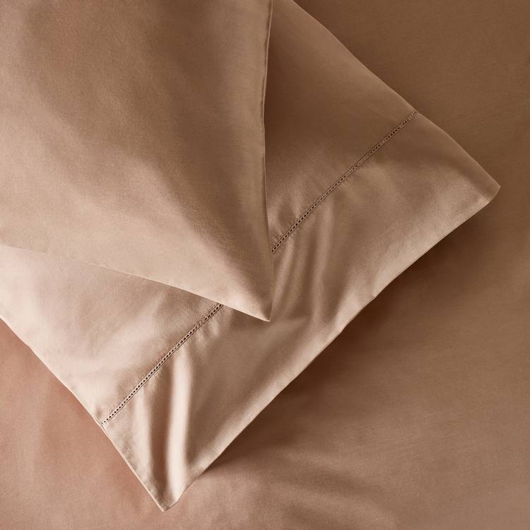 Habitat bedding set mocha 400 thread count single - British product