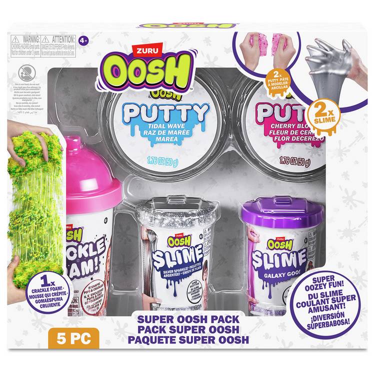 Zuru Oosh Mix Combo Pack slime toy set, UK version