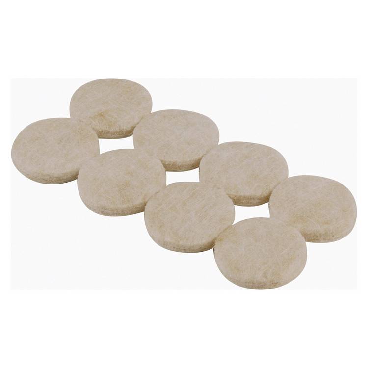 Felt Gard 25mm Round Protective Pads - 16 Pack