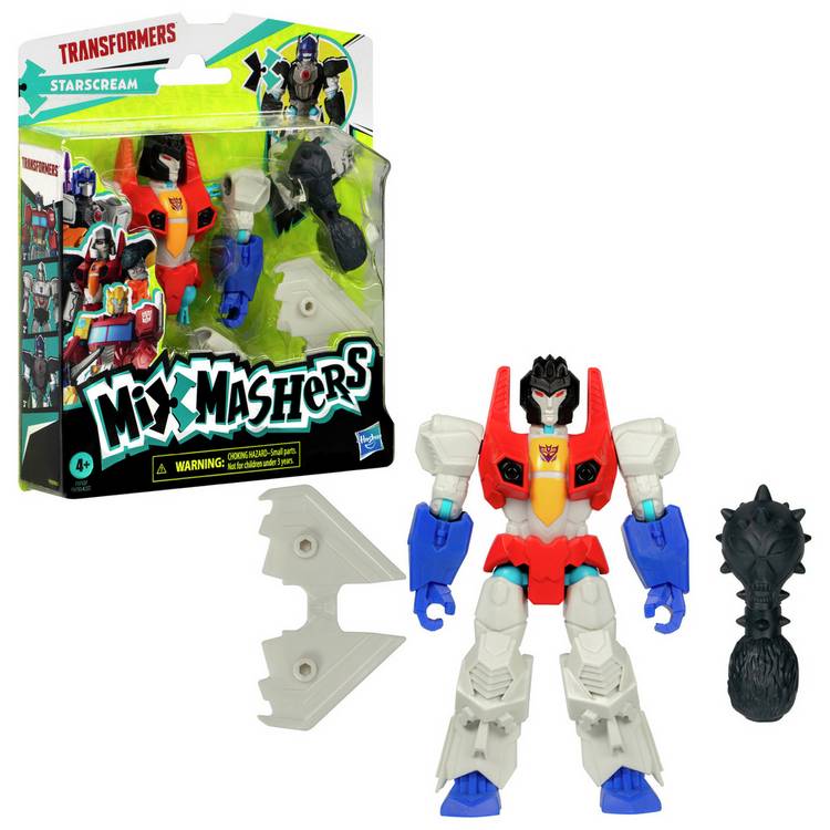 Mixmashers Transformers Starscream Deluxe Figure 12cm, imported from the UK