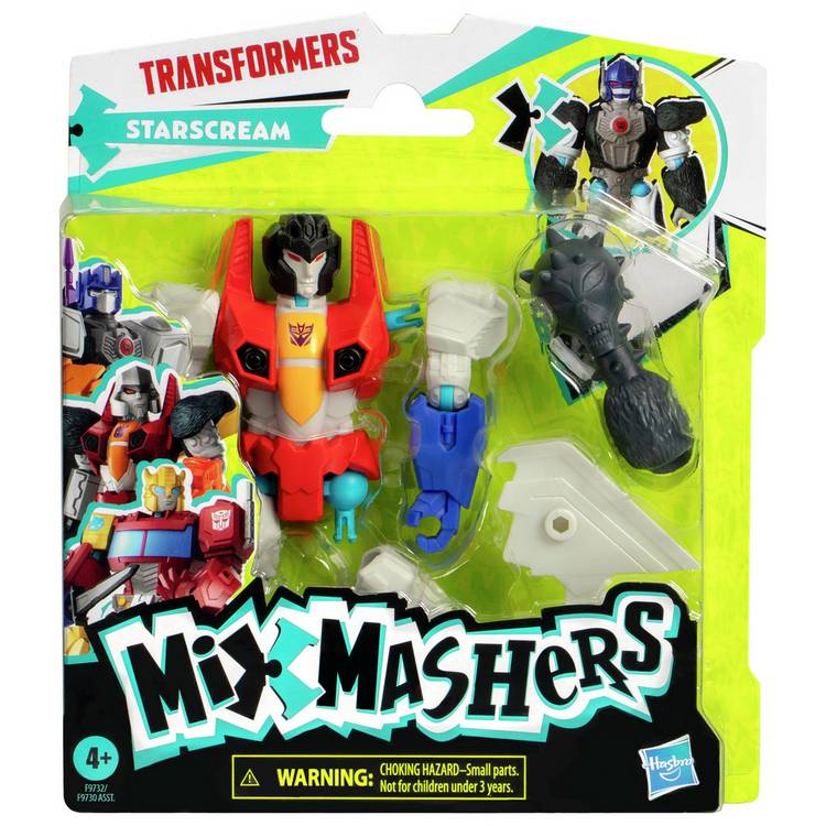 Mixmashers Transformers Starscream Deluxe Figure 12cm, imported from the UK