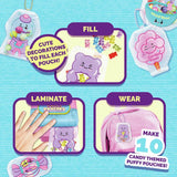 Puffy Pouches candy store craft set for kids, imported from the UK