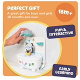 Tomy Bluey Shower and Scrub baby bath toy, UK version