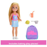 Barbie Chelsea baking backpack doll 16cm, UK version