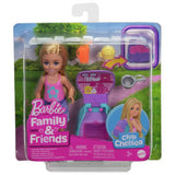 Barbie Chelsea baking backpack doll 16cm, UK version