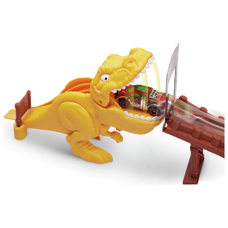 Zuru Metal Machines T-Rex playset with track and launcher, imported from the UK