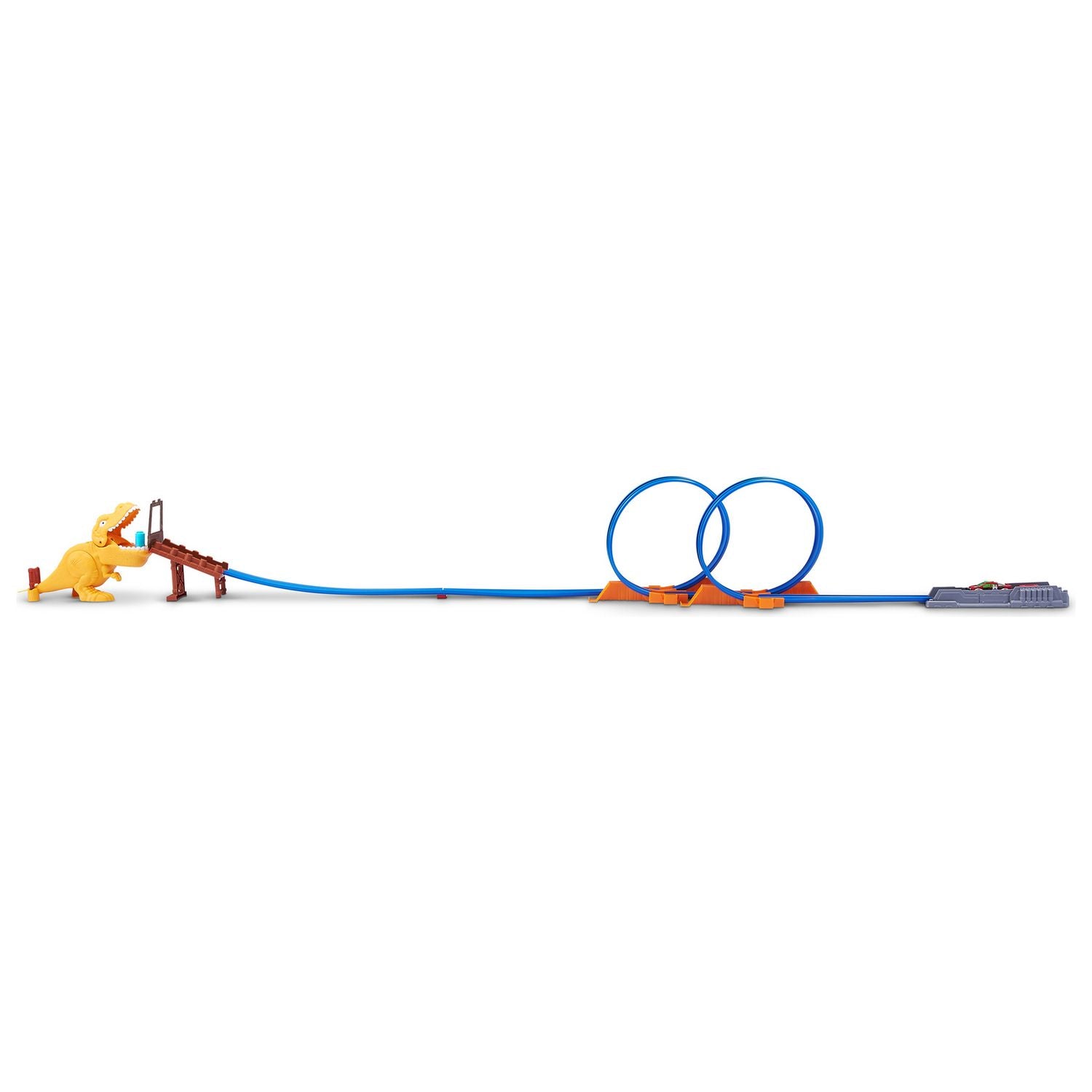 Zuru Metal Machines T-Rex playset with track and launcher, imported from the UK