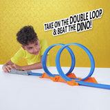 Zuru Metal Machines T-Rex playset with track and launcher, imported from the UK