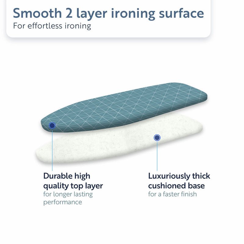 Minky Smart Fit Compact ironing board cover 110x35cm (British brand)