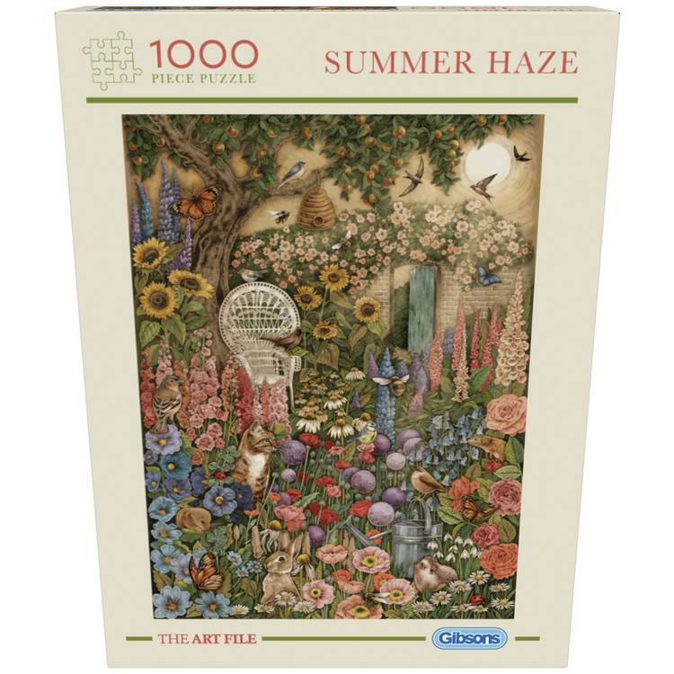 Gibsons The Summer Haze 1000-piece puzzle, imported from the UK