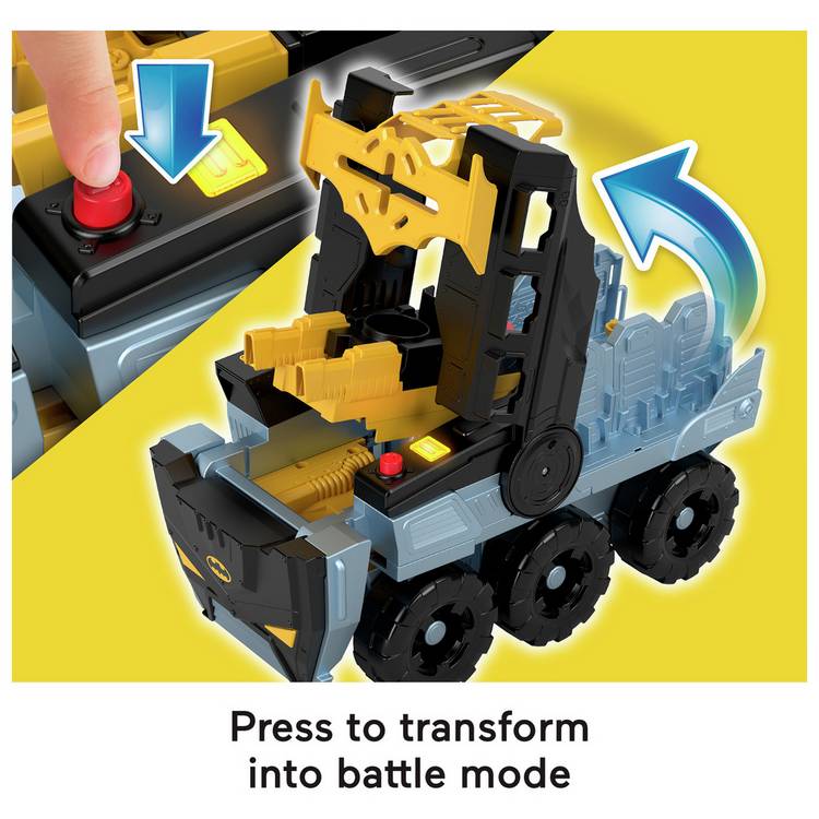 Fisher-Price Imaginext transforming Bat-Tank toy 17-inch - British product