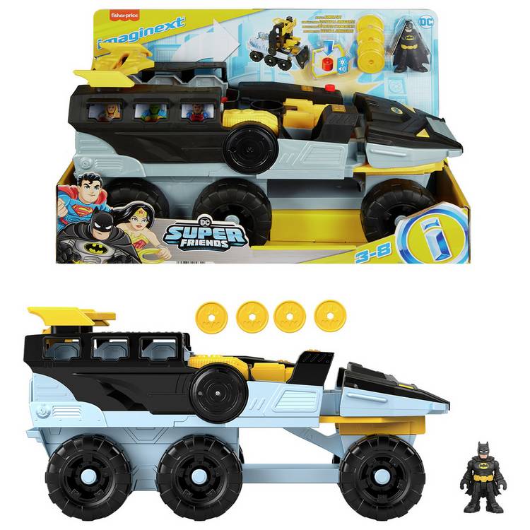 Fisher-Price Imaginext transforming Bat-Tank toy 17-inch - British product
