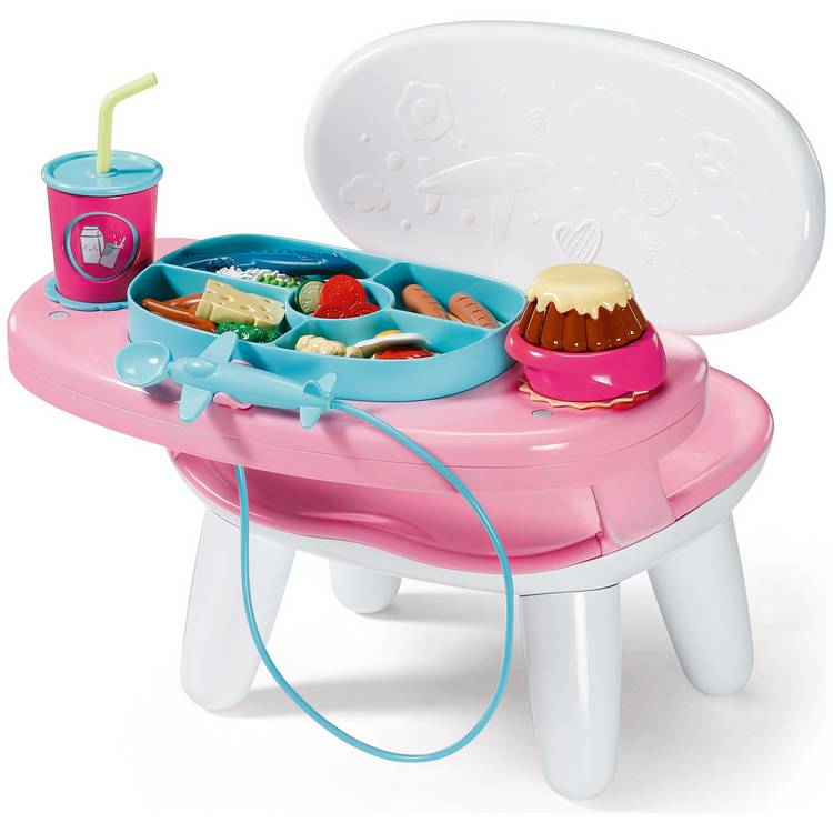 Baby Born doll lunch table interactive playset, imported from the UK