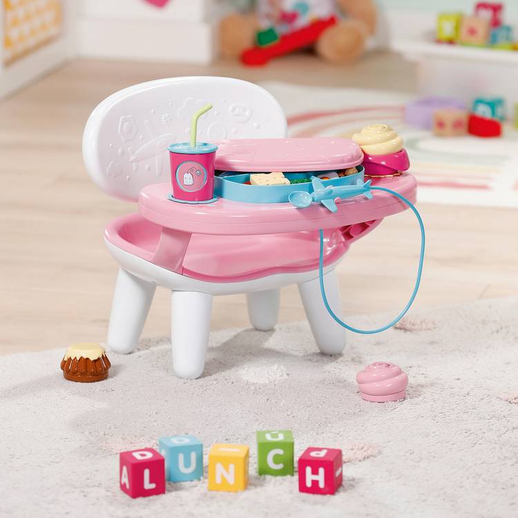 Baby Born doll lunch table interactive playset, imported from the UK