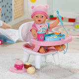 Baby Born doll lunch table interactive playset, imported from the UK