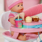 Baby Born doll lunch table interactive playset, imported from the UK