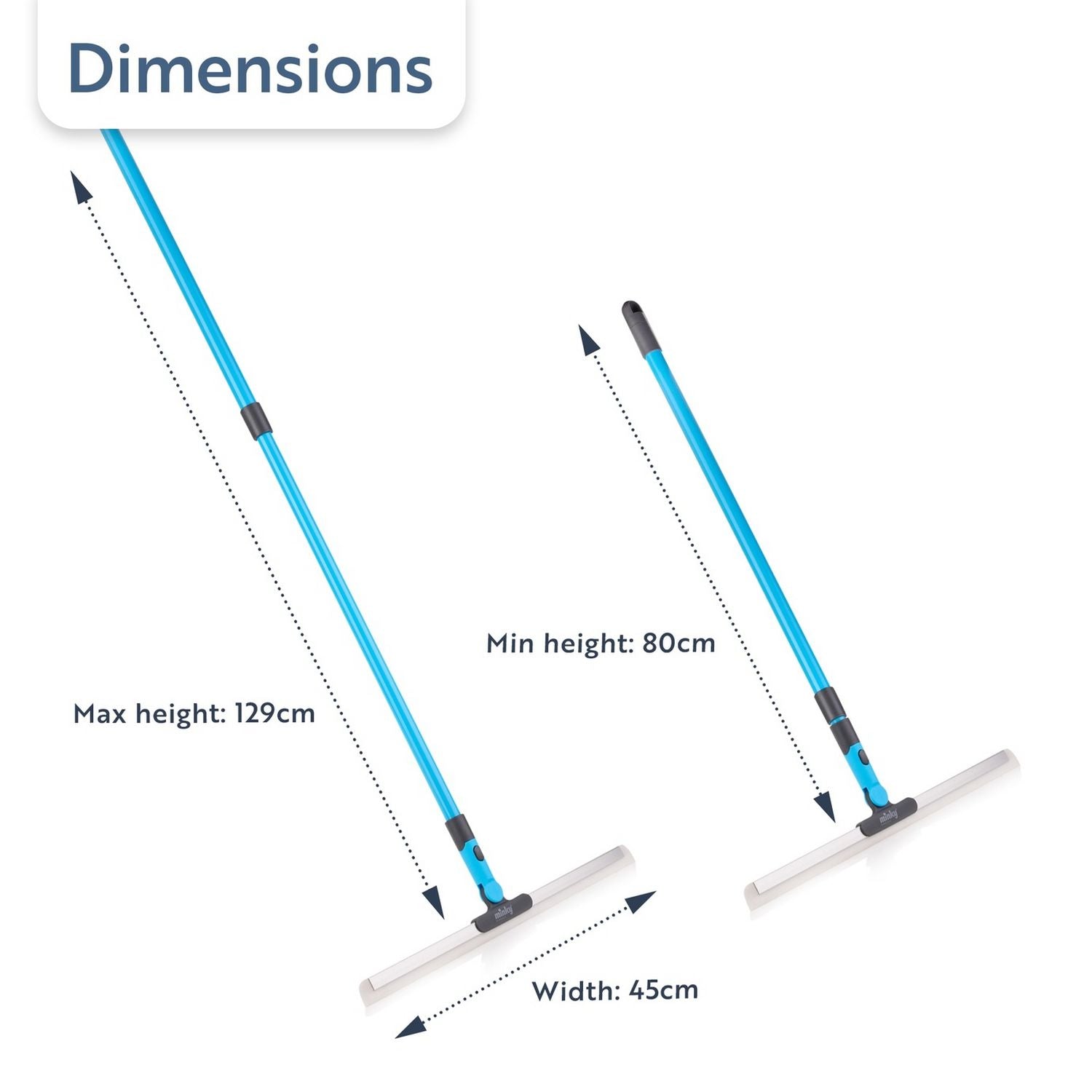 Minky Flexi Edge floor sweeper multi-surface, UK version