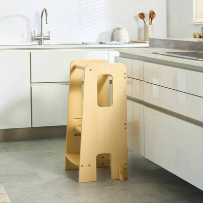 Argos Tutti Bambini Learning Tower Natural Children's Kitchen Helper Step Stool- Buy online at McGrocer