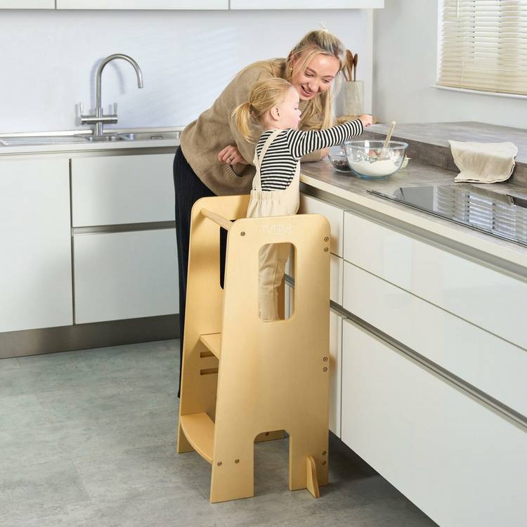Tutti Bambini learning tower natural finish - British product