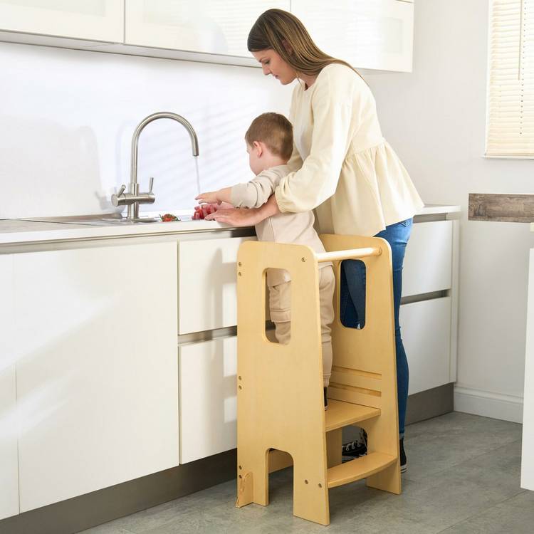 Tutti Bambini learning tower natural finish - British product
