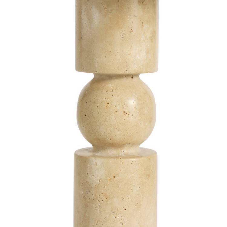 Habitat Travertine table lamp in natural, imported from the UK