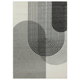 Asiatic Muse retro grey cut pile rug 80x150cm - British product