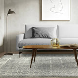 Asiatic Nova tribal grey cut pile rug 120x170cm, imported from the UK