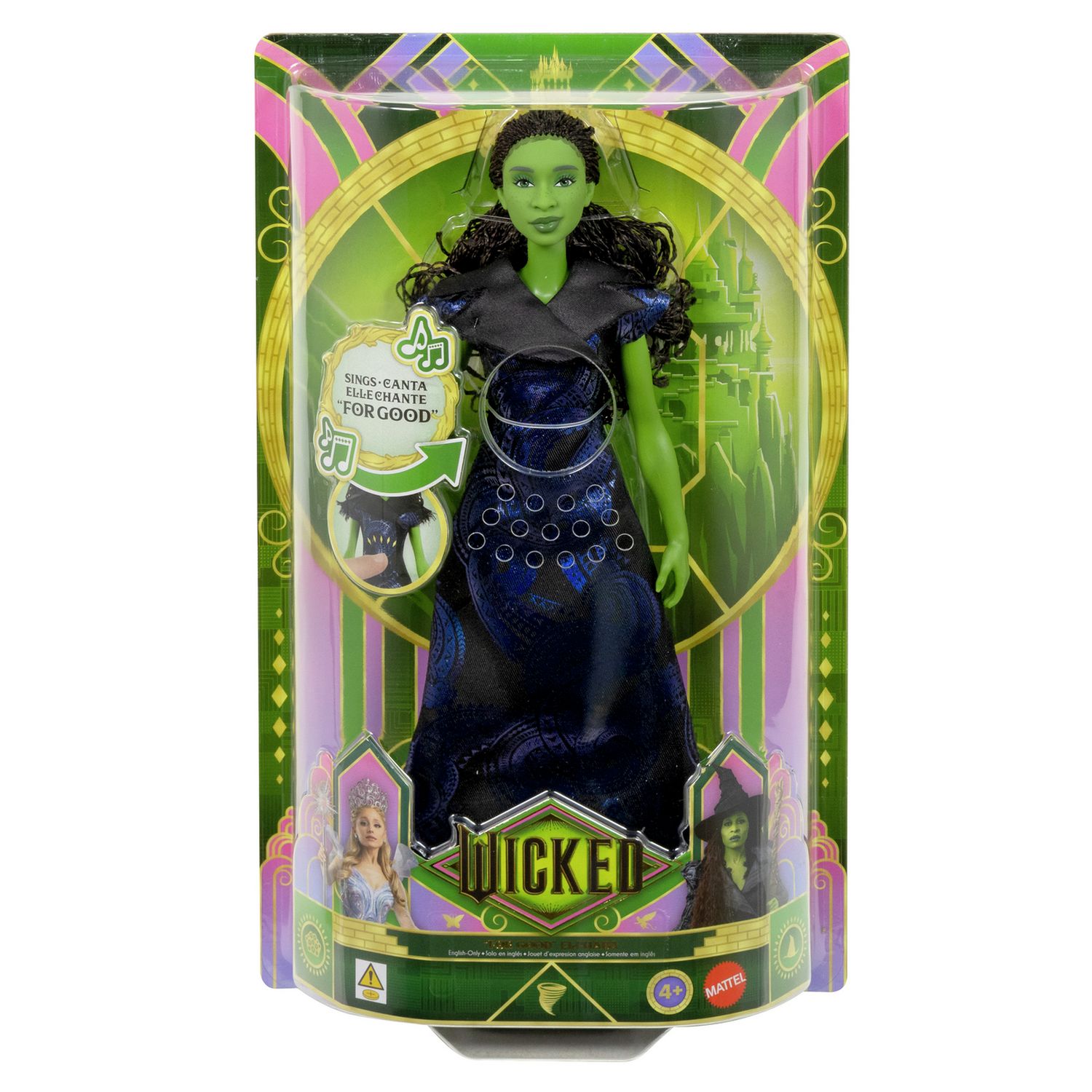Wicked For Good Elphaba singing doll (British brand)