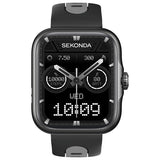 Sekonda Motion Pro smartwatch black silicone strap, imported from the UK